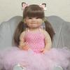 22 дюйма 55 см куклы реборн реалистичные полностью силиконовые детские Bebe виниловые куклы для новорожденных девочек принцесса игрушка для малышей в подарок