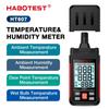HABOTEST HT607 Digital Temperature Humidity Meter High Precision Digital Hygrometer with Ambient Dew Point Humidity Meter Fuel Injectors 6