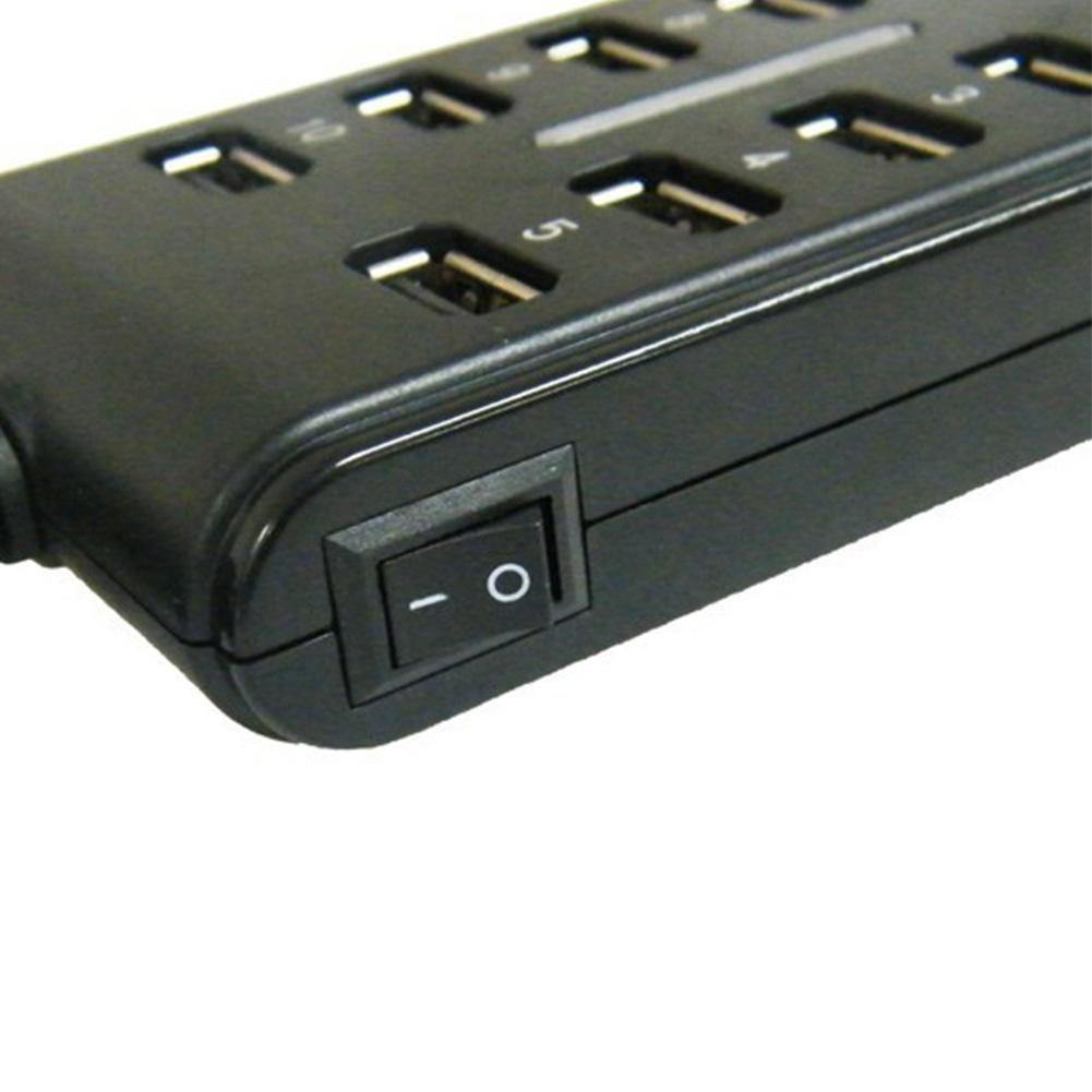 Исключительный 10-портовый высокоскоростной удлинительный кабель USB 2.0 с двухрядным концентратором-адаптером для ноутбука и ПК