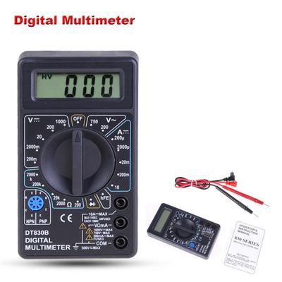 Dt830b Цифровой мультиметр вольтметр амперметр омметр вольт тестер