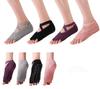 Yoga Socks with Socks for Sports and Sizes Set of 4 Win.Deeper Women's Five-Toe Non-Slip Outdoors, 22-25cm, (Set D)