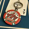 Original LuckyStrike Lucky Chip Car Keychain Pendant American Retro Lucky Jackpot777