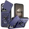 Hard Case - E.F.CONNECTION - for Xiaomi 15T - Shockproof with Back Ring Reinforced Edge - Navy Blue