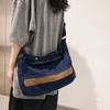Denim Bag Female Patchwork Crossbody Bag Large Capacity Shoulder Bag