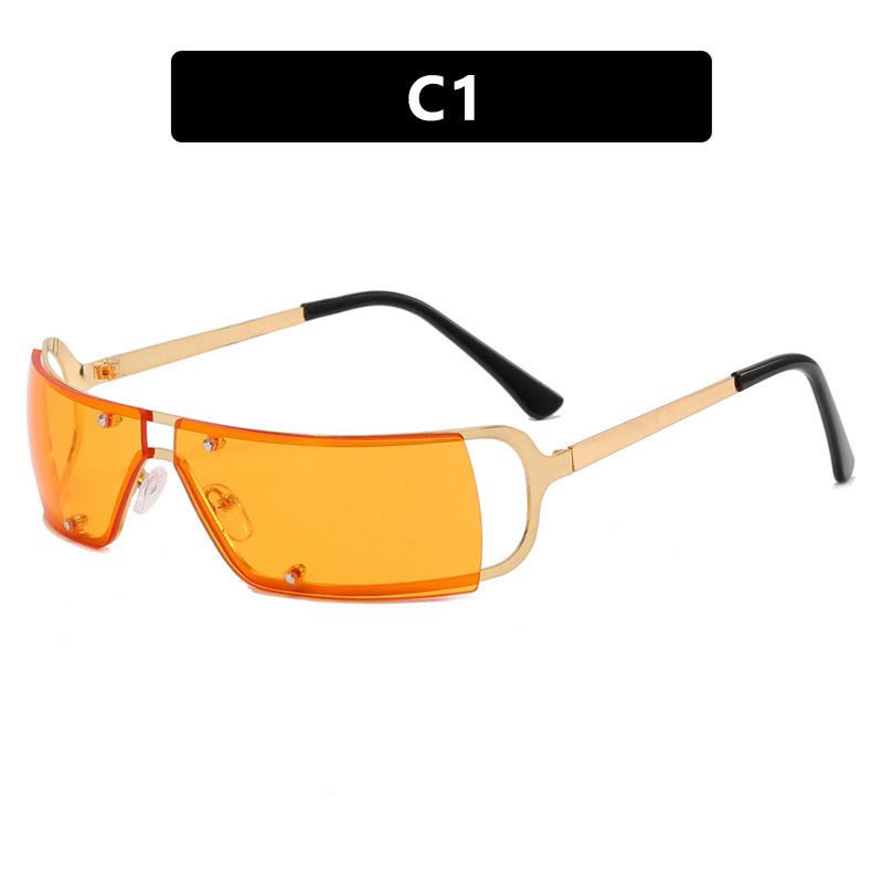 Квадратные женские солнцезащитные очки Y2K, винтажные маленькие прямоугольные линзы, женские солнцезащитные очки в стиле ретро, ​​мужские очки в стиле ретро, ​​очки с технологиями будущего