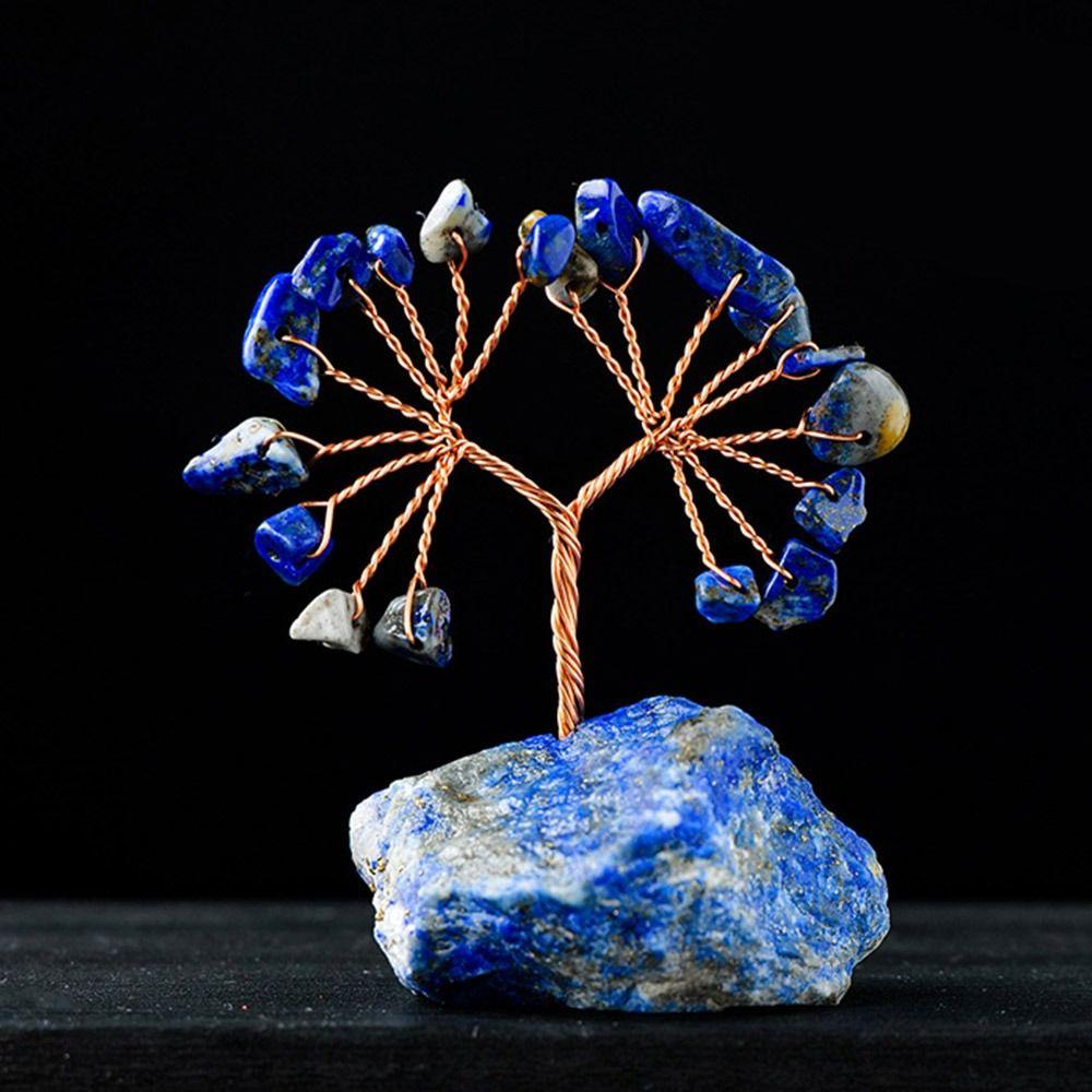 Рейки Чакра Энергия Счастливое Кристальное Дерево Многоцветные Деревья Фэн-Шуй Креативное Хрустальное Денежное Дерево