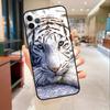 Чехол для телефона с изображением животного Льва Тигра Для iPhone 17 Air 16 14 13 11 15 Pro Max mini 15 16 Plus 16e Защитная крышка