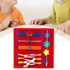 Activity Board Accessory Part Preschool Learning Dress Mat for