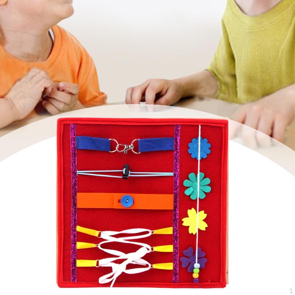 Activity Board Accessory Part Preschool Learning Dress Mat for