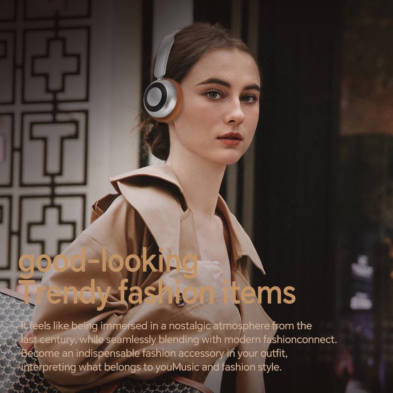 Ретро Беспроводная Bluetooth Гарнитура с Шумоподавлением и Долгим Сроком Работы от Батареи