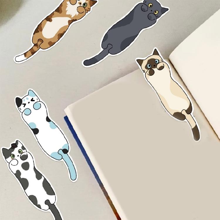 30 шт. Закладки в форме котят Бумажные закладки Маркер для страниц книги Портативное средство для чтения для любителя книг Учителя Студента