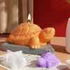 1Pc DIY Epoxy 3D Three-dimensional Turtle Size Wood Mold Aromatherapy Plaster Candle Ornament Silicone Ornament
