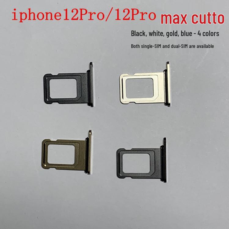 Двойной лоток для SIM-карт для Apple iPhone 12 Pro Max Совместим с однослотовым слотом 12P/12PM