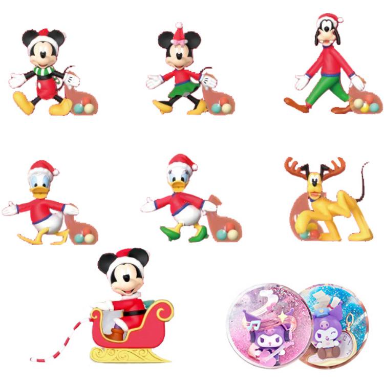 MINISO x Disney Mickey Mouse Hand in Hand Collection Mystery Boxes Single Mystery Box/Full Box 6 Pcs Doll