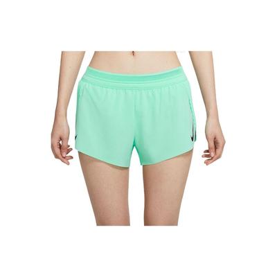 Aero Swift Split-Shorts Женские шорты мятно-зеленые CZ9399-342