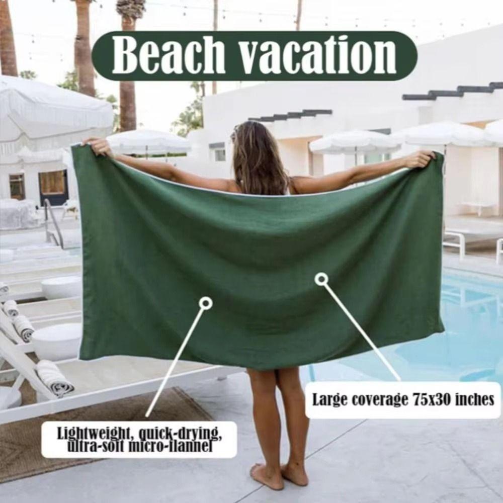 Sand Free Magnetic Bath Towel Portable Quick Dry Towel Gifts Beach Towel Outdoor Use