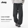 Jeep Мужские брюки свободного кроя прямого покроя в стиле кэжуал