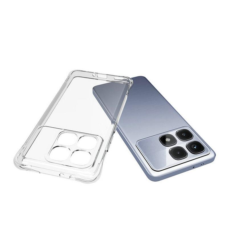 Для Redmi K70 Ultra Anti-Shock HD Clear TPU Case, прозрачный мягкий чехол TPU для Redmi K70Ultra