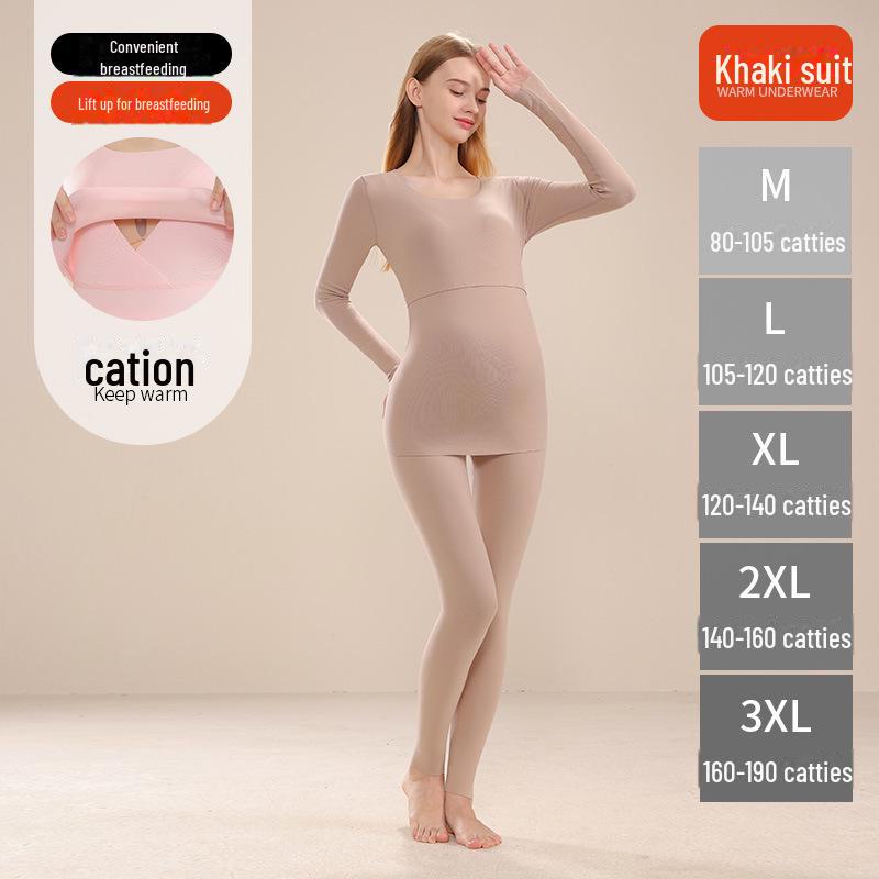 Теплые флисовые леггинсы большого размера для беременных женщин: Пижамные штаны подходят для раннего и позднего периода беременности, на осень и зиму