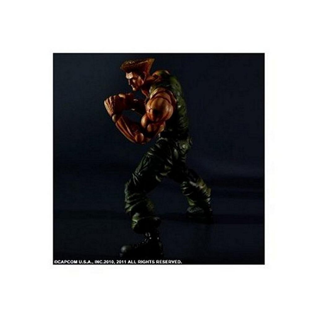 SUPER STREET FIGHTER IV ARCADE EDITION PLAY ARTS Kai Гайл раскрашенная экшен-фигурка (Рисунок ПВХ)