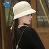 Autumn and Winter New Wool Felt Hat Silk Hemp Pearl French Elegant Retro Hat Travel Shopping Show Face Small Wholesale