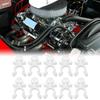 Hood Rod Retainer Rod Support Clip Car Bonnet Hood Holder Clip Grommet Stay Clamp Car Fastener