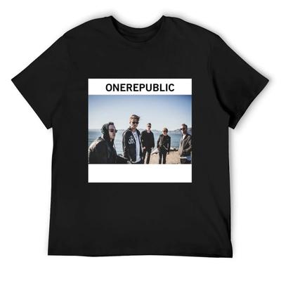 Футболка с изображением группы Onerepublic, уличная одежда, корейская мода, хлопковые футболки с рисунком, великолепная одежда для мужчин
