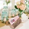 20Pcs Wood Table Number Holders Stand Wood Name Card Holders Wood Name Cards Food Label Memos Photo Holders for Wedding