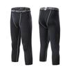 Men's Summer Tight Fitness Running and Swimming Capri Trunks