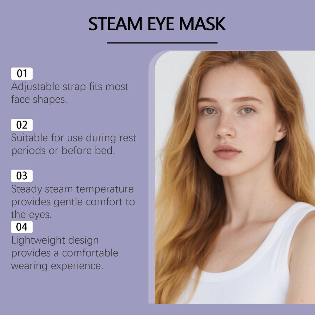 Steam Eye Masks, Heated Eye Masks, Lutein Steam Eye Mask Soothing Steam Eye Mask Steam Eye Mask Long Flights, Travel, Home
