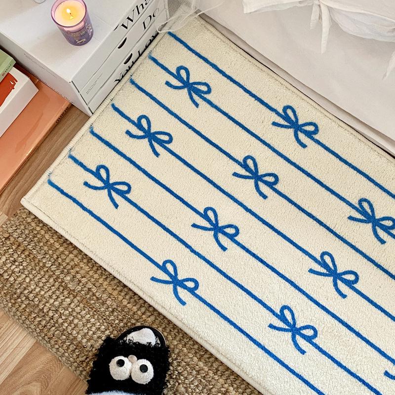 Милый мультяшный стиль длинный ковер прикроватный коврик для спальни