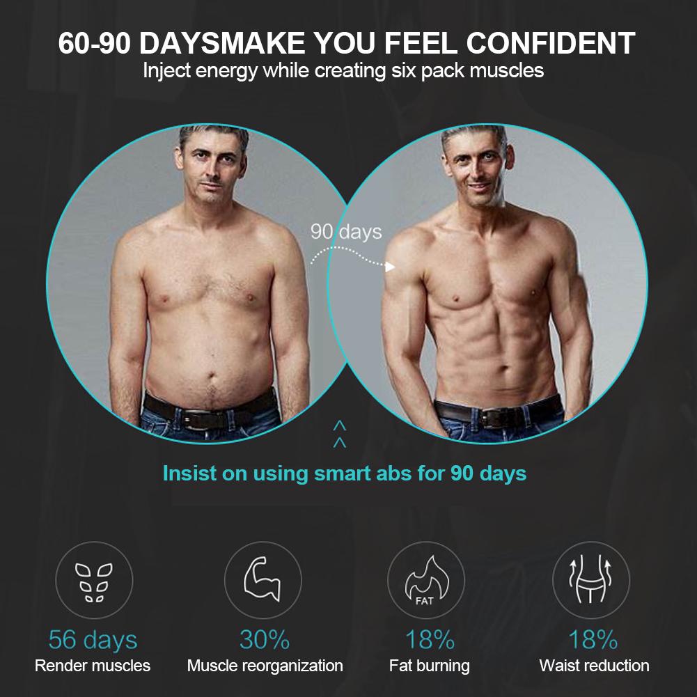 EMS Exercise Muscle Stimulator Hip Trainer Muscle Toner Body Slimming Massager Fitness Equipment for Men Woman Abdomen Arm Leg Home