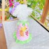 Pet Dog Dog Cat Clothes Summer Thin Breathable Sunscreen Cooling Ice Silk Suspender Princess Dress