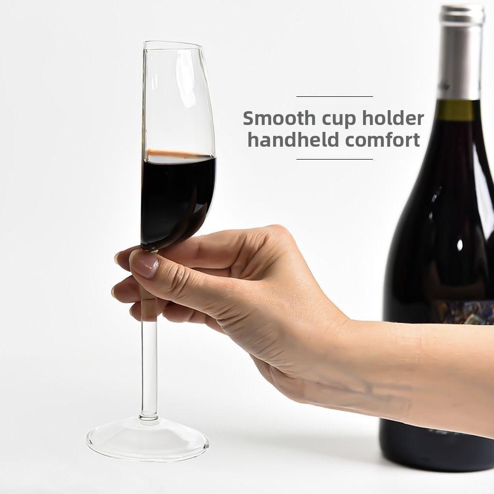 Элегантный бокал для красного вина наполовину, креативный забавный подарочный бокал, бокал для шампанского, бокал для вина, наполовину