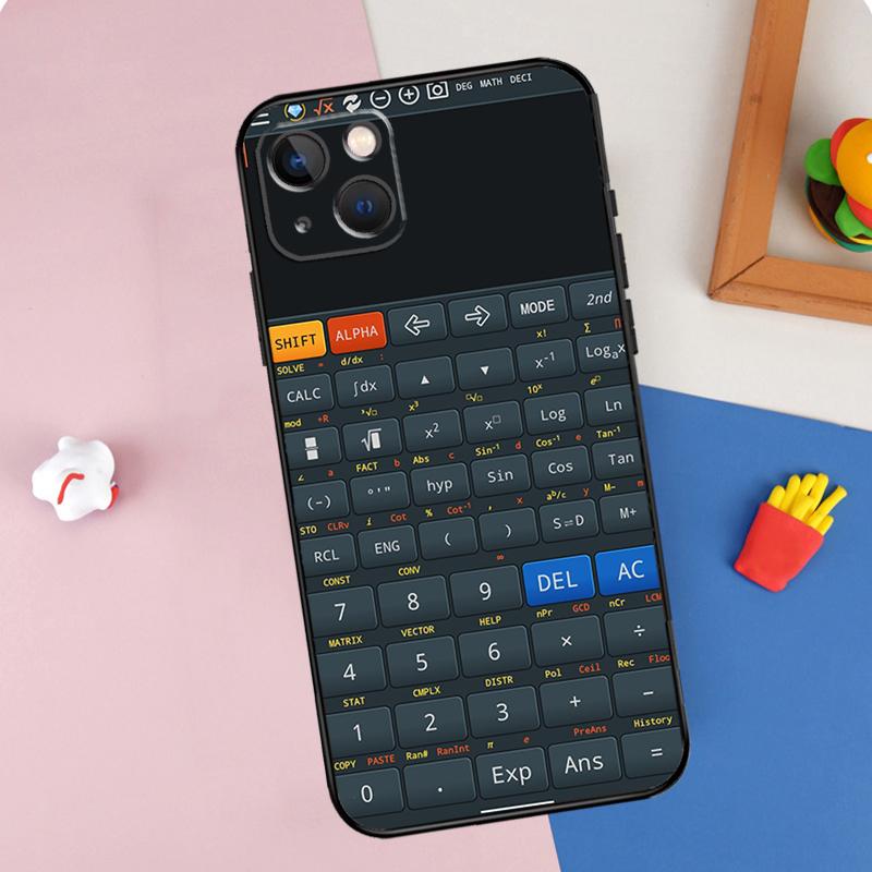 Уникальный чехол-калькулятор для iPhone 13 11 12 14 15 16 Pro Max Mini X XR XS Max Plus Мягкая крышка