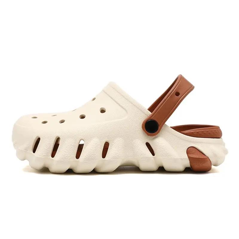 Пляжные тапочки для мужчин Hole Shoes Slipproof Eva Designer Luxury Casual Sandals Man Cheap Liquidation Original Summer Sale