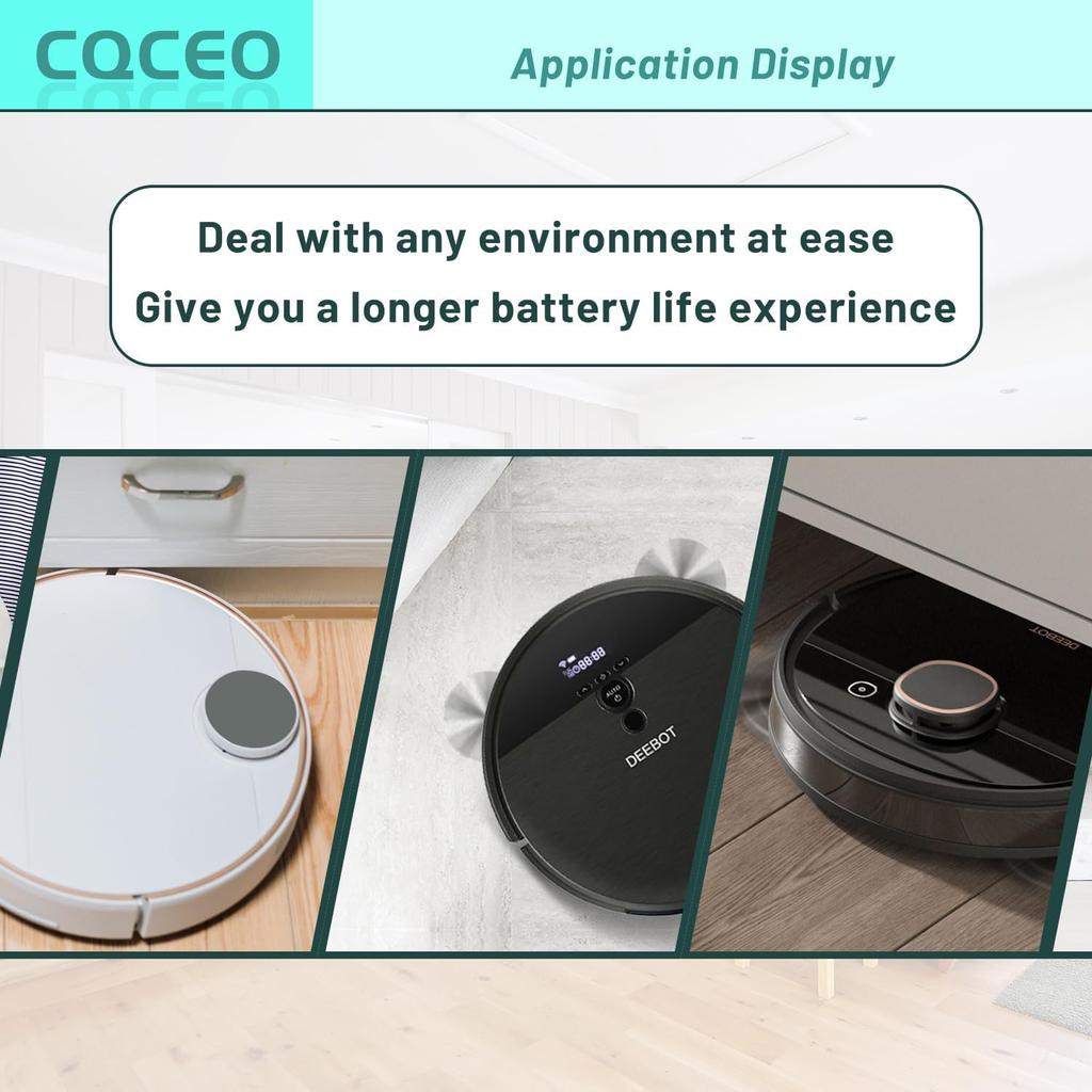 Аккумулятор 3400 мАч для Ecovacs Deebot N79 N79S N95 DN622 661 для Eufy RoboVac 11, 11S, 12, 15C, 15T, 15C MAX, 30, 30C, 30C MAX 35C для Goovi