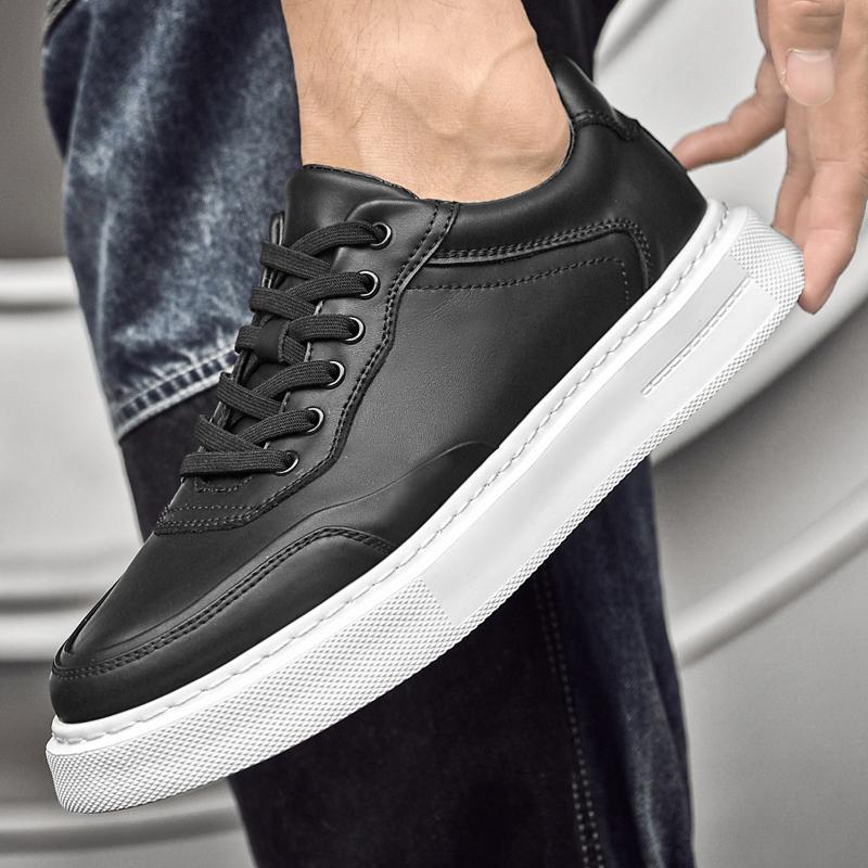 Последние повседневные кроссовки мужские универсальные удобные вулканизированные туфли натуральная кожа мужская обувь для скейтборда Tenis Masculino