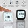 Digital Alarm Clock Bedside Clock With Night Light, Temperature And Humidity Display, Voice Control