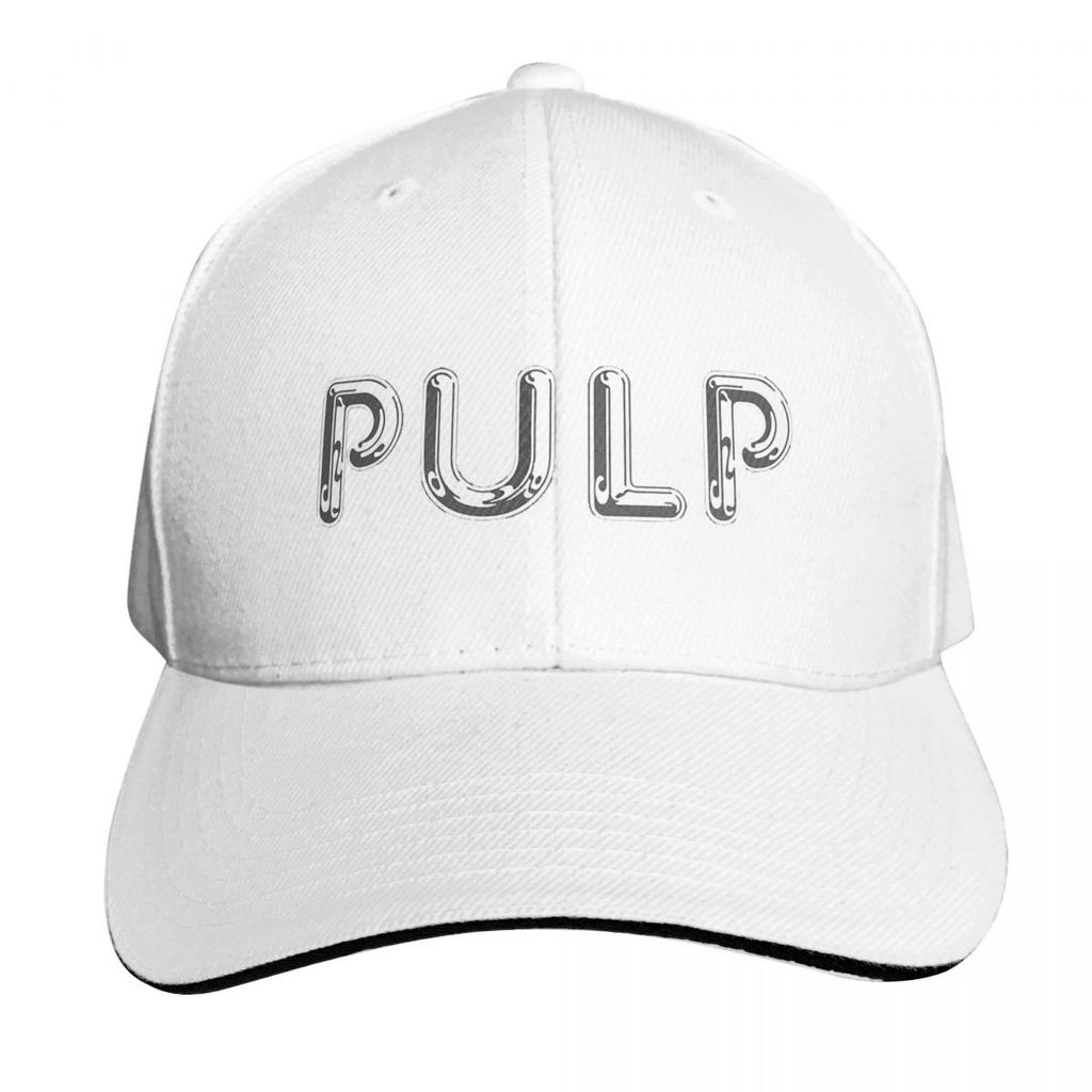 Кепка с логотипом рок-группы Pulp Модная повседневная бейсболка Регулируемая кепка Хип-хоп Летняя Унисекс Бейсболки