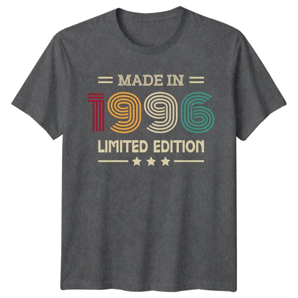 Made In 1996 Unisexs T Shirt 30th Birthday Gift Limited Edition