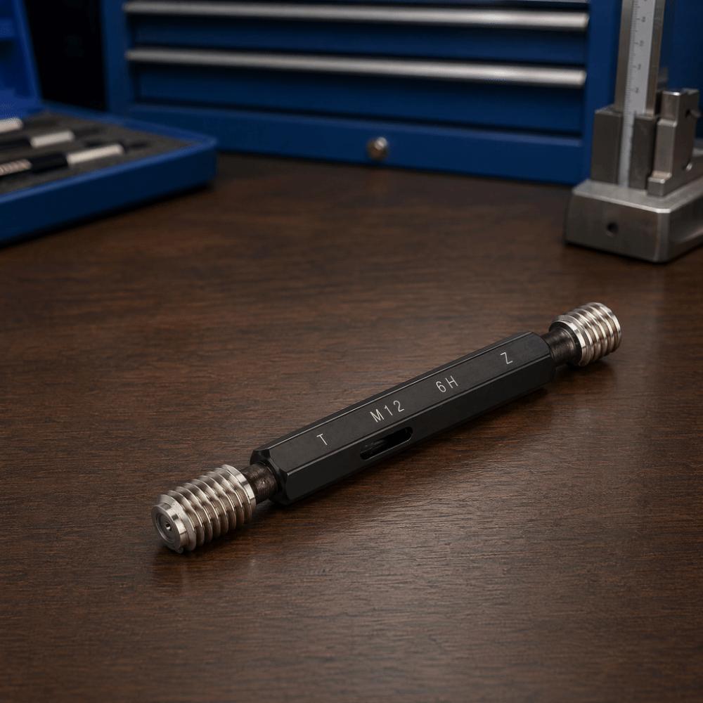 6H Tolerance Thread Plug Gauge Double Ends Measurement Hand Tool For Quality Control