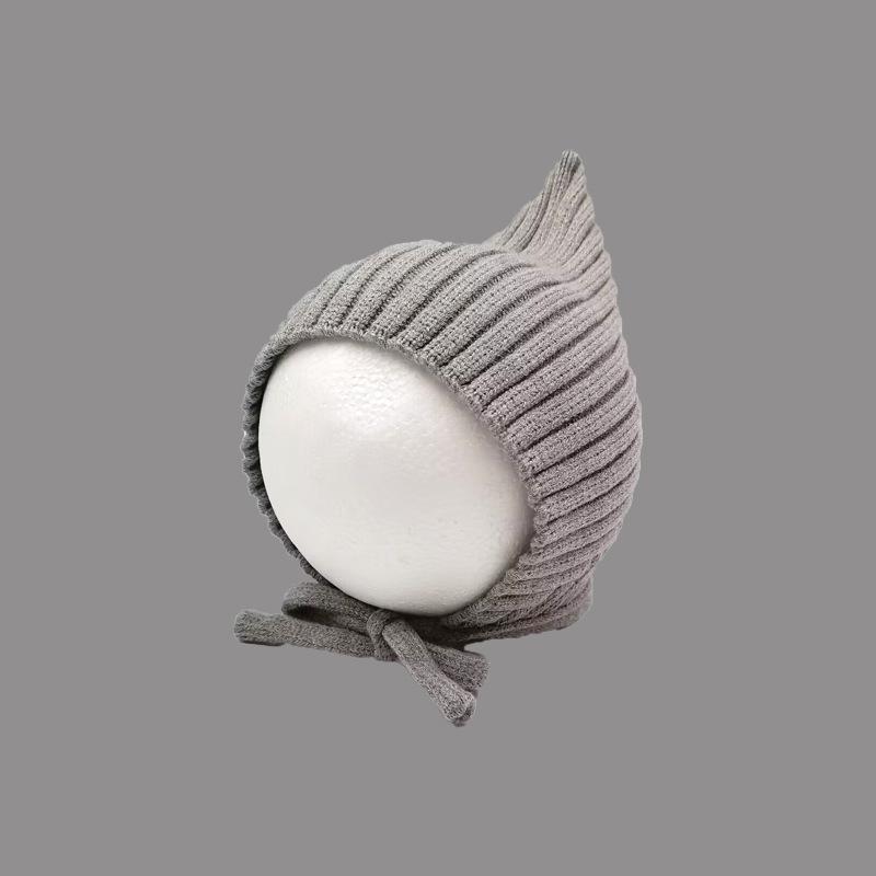 Children's Hat Winter Girl Boy Knitted Elf Hat Fashion Warm Pointed Hat Baby Ear Protector Wool Hat