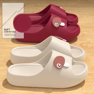 Тапочки нового стиля Женская обувь Толстая подошва Противоскользящие туфли Сандалии