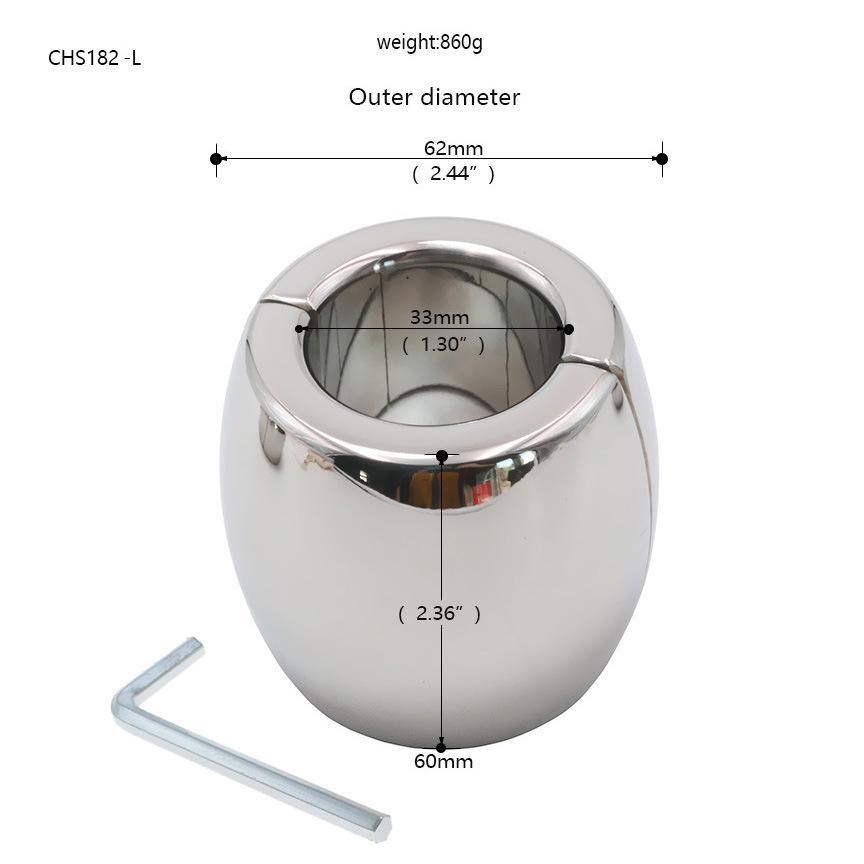 Кольцо-подшипник из нержавеющей стали для увеличения веса, подвеска для пениса, физические упражнения на растяжку, SM, мужские секс-игрушки, товары для взрослых
