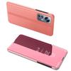 Xiaomi 12 Lite Flip Cover - Pink Clear View Case by Hurtel