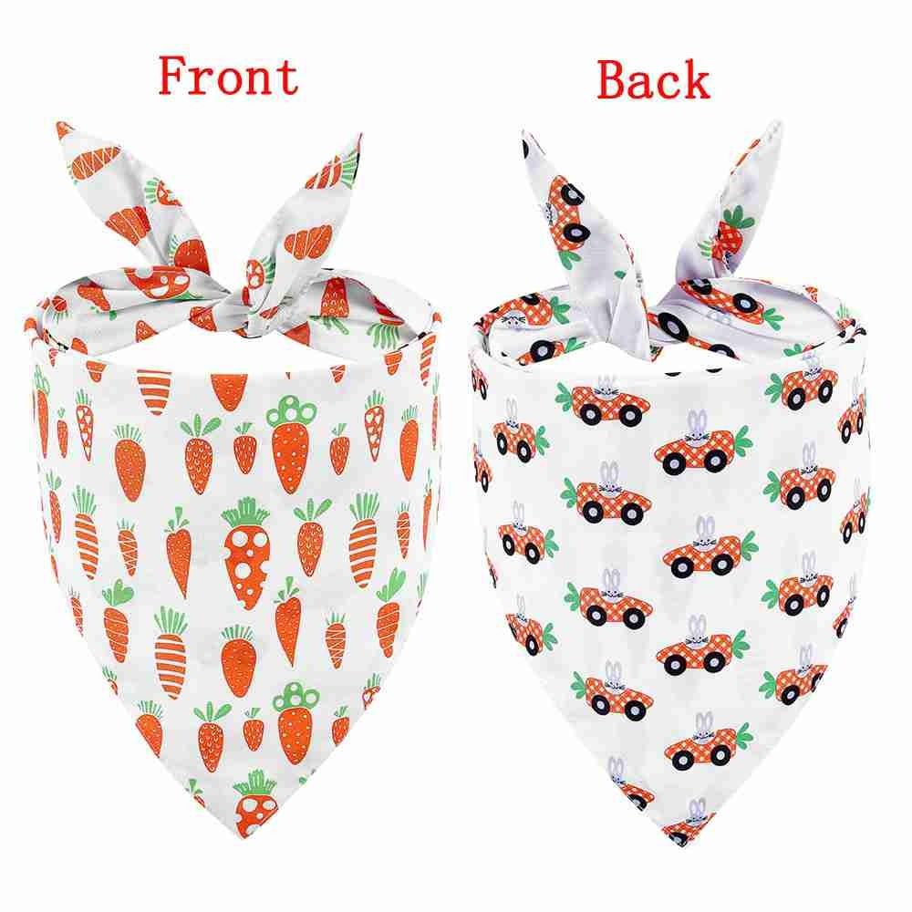 Моющийся двусторонний кошачий шарф на День Святого Валентина, бандана для собак, нагрудники для домашних животных, шейный платок