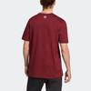 Adidas Originals Graphics Archive Tee With Letter Logo Print Men Tops Burgundy IC5763