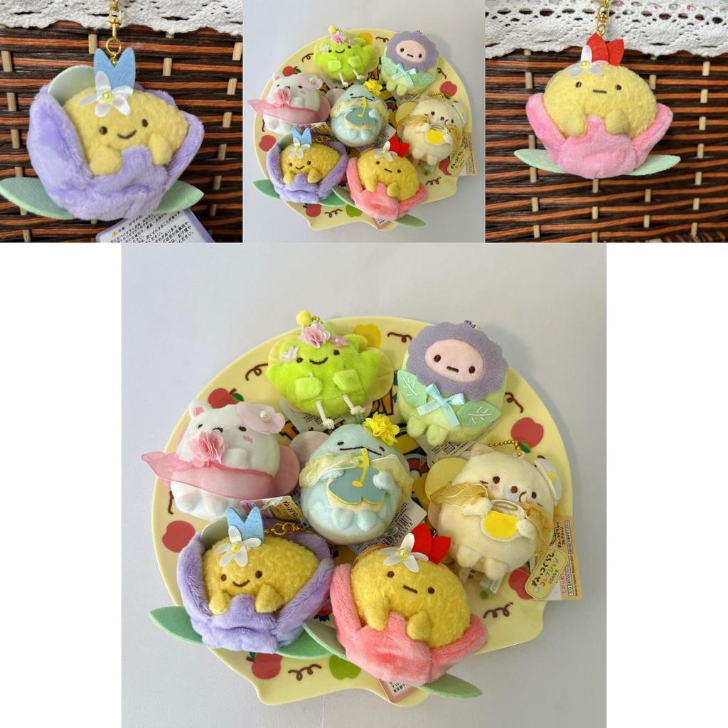 Мягкая игрушка Sumikkogurashi «Волшебный цветочный сад» с ПП-хлопком для декора детской игровой комнаты