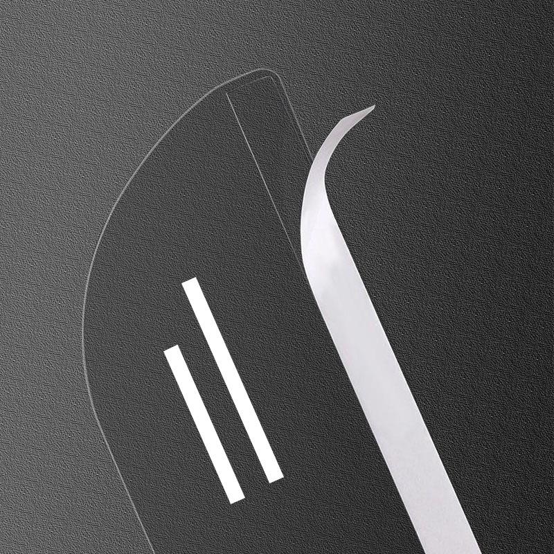 2Pcs Car Rear View Mirror Sticker Rain Shield Shade Cover Styling For Mercedes Benz AMG W212 W205 W246 W177 W176 W213 GLC GLE GLS ML Laser Logo Lamp